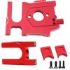Aluminum Motor Mount Set for Arrma 6S - Sliding Motor Mount & Center Diff Mount Plate - Fits Kraton 6S/Outcast 6S/Typhon 6S/Talion/Mojave/Felony Upgrade Parts(Red) view 1