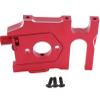Aluminum Motor Mount Set for Arrma 6S - Sliding Motor Mount & Center Diff Mount Plate - Fits Kraton 6S/Outcast 6S/Typhon 6S/Talion/Mojave/Felony Upgrade Parts(Red) view 3