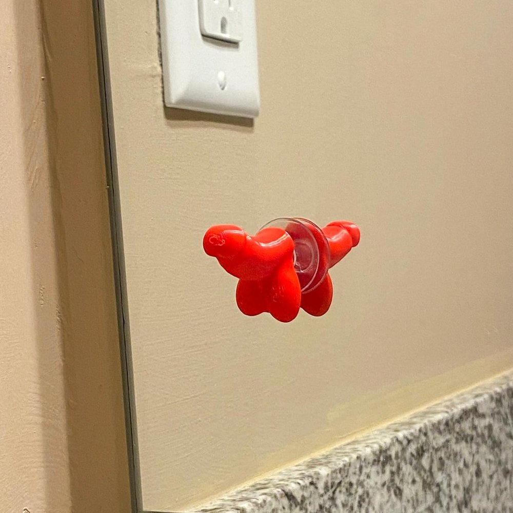 5 pcs Suction Cup P.e.n.i.s Large Red 3D Mini Dick - Novelty Funny Perfect Prank Gag Gift- Bachelorette Party - Novelty Gift