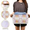 Dussdil Lemon Pink Bows (2) Storage Basket Fabric Kitchen Kids Baskets Bins Boxes Foldable Organizer Bags for Cloth Pet Toys Books Shelf Closet Playroom Laundry Baskets 1PCS view 4