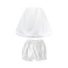Girls Short Petticoat Set Fishbone Support White Underwear for Wedding Party Favors Cosplay view 3