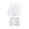Girls Short Petticoat Set Fishbone Support White Underwear for Wedding Party Favors Cosplay view 4