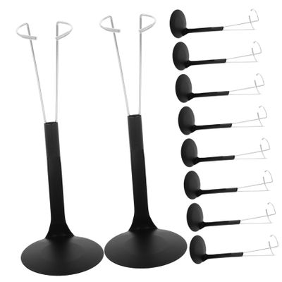 Abaodam 10pcs Adjustable Doll Stand Portable Support Bracket for Collectible Figurines for Home Travel and Exhibitions Figures and Doll Accessories