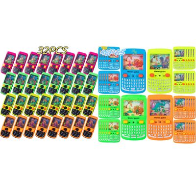 Nbguigdstr 80 Pcs Handheld Water Game Party Favors for Kids Ages 3,4,5,6,7,8,9-Pocket Water Ring Game for Birthday Return Gifts-Pinata Goodie Bags Stuffers-Classroom Prizes-Treasure Box Toys