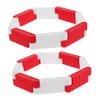 BESPORTBLE 16pc Mini Traffic Fence for Car Racing Track Drift Simulation Road Barriers Road Block Accessories for All Ages Racing Fun view 1