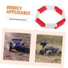 BESPORTBLE 16pc Mini Traffic Fence for Car Racing Track Drift Simulation Road Barriers Road Block Accessories for All Ages Racing Fun view 3