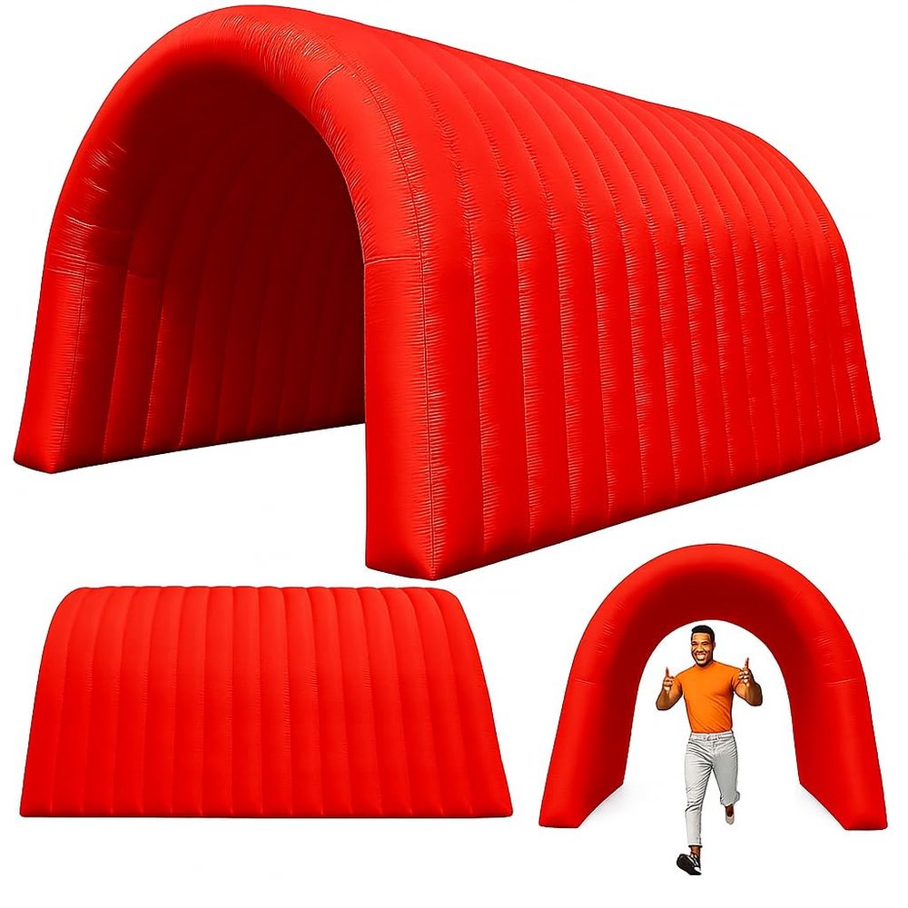 23x10x10FT Quick Setup Inflatable Tunnel Arch - for Sports Games, Trade Shows(Blower Included)