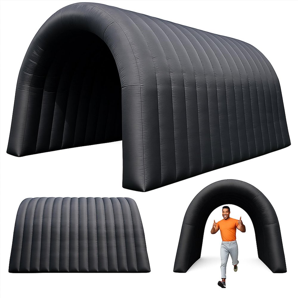 16.5x10x10FT Quick Setup Inflatable Tunnel Arch - for Sports Games, Trade Shows(Blower Included)