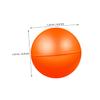 ULDIGI 20pcs Hollow Plastic Raffle Balls Orange Prize Winning Balls for Party Games Events and Gatherings Easy to Use Multipurpose Entertainment Tool for Groups view 2