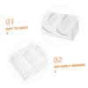 QUMIIRITY Acrylic Poker Chip Trays 100 Capacity 2pcs Chips Storage Case for Family Gatherings Game Evenings and Poker Clubs and Display Holder view 3
