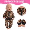 14-18 Inch Baby Doll Clothes 5 Sets Accessories Dress with Hats Socks for New Born 43cm Toy Baby Doll 14-16 Inch/15 Inch/18 Inch/Girl&Boy view 3