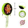 14.2 inch Christmas Gingerbread Man Piatas New Year Foldable Mexican Piatas Xmas Birthday Baby Shower Party Decoration view 2