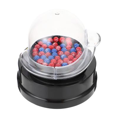 ERINGOGO Machine Number Picking Machine Raffle Powered Electric Lotto Ball Machine Caller Party Fortunate Picker Lucky Electronic Lotto Machine Jackpot Machine Pp Black