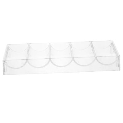 Kisangel Portable Poker Chip Box Wear Resistant Storage Organizer with Large Capacity and Compartment Design for Poker Chips and Other Items