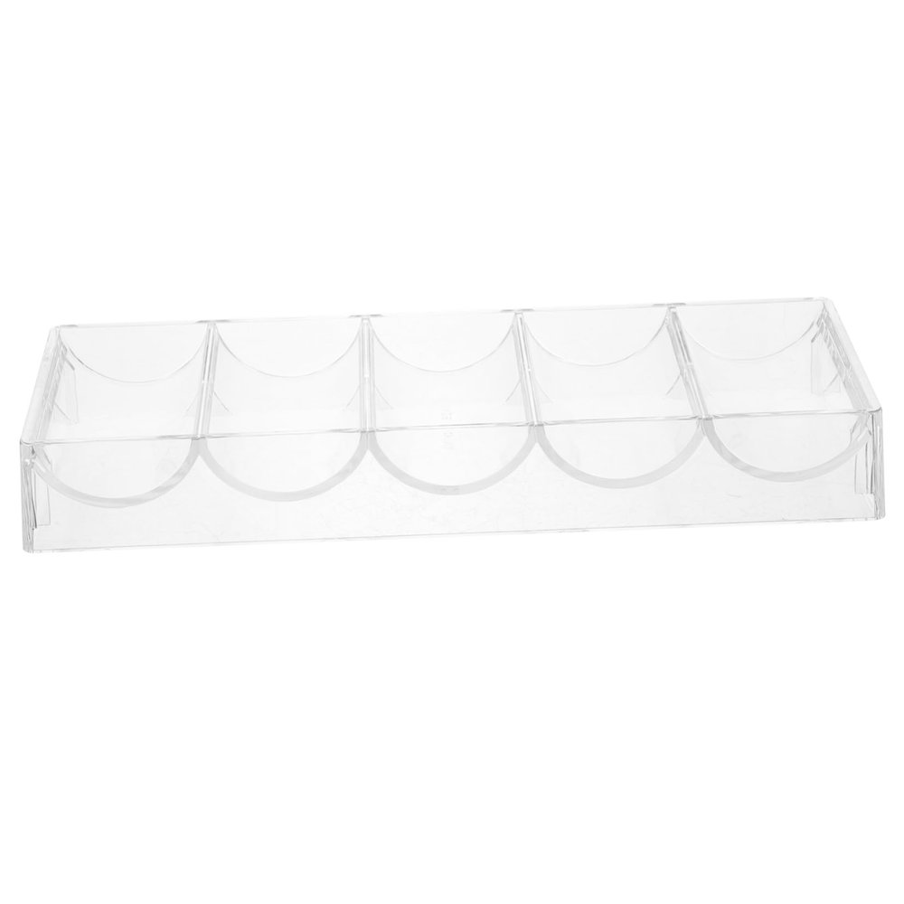 Kisangel Portable Poker Chip Box Wear Resistant Storage Organizer with Large Capacity and Compartment Design for Poker Chips and Other Items