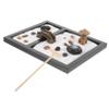 KESYOO Zen Garden Miniature Landscape with Simulation Moss and Stones Creative Meditation Decor for Office Home Relaxation Sand Table Decoration view 1