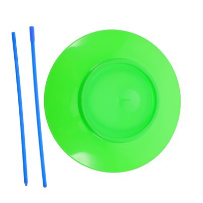 BCOATH Juggling Plates with Sticks Circus Performance Props for Adults Develop Balance and Coordination Skills Fun Training Toy for Circus Skills and Games