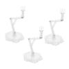 Abaodam Action Figure Stand with Height Clear Doll Display Holder Stable Three Head Base for Model Figures Fine Craftsmanship for Hg Rg Shf view 1