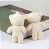 Abaodam 12pcs Mini Bear Pendant Adorable Tiny Stuffed Bear Toys for DIY Decor Soft Animal Keychain Ornaments Friends view 4