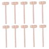 Zerodeko 10Pcs Mini Wooden Hammers for Educational for Hand Eye Coordination and for Baking and DIY Projects Lightweight and Easy to Grip view 1