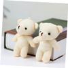 Hemoton 12pcs Tiny Bear Toy Pendant Stuffed Bear Dolls Cozy Decorations for Room Toy view 3