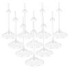 Abaodam 10pcs Doll Display Stand Transparent Plastic Doll Support Holder Easy Installation Space-Saving Rack Figures and Fashion view 1