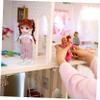 Abaodam 10pcs Doll Display Stand Transparent Plastic Doll Support Holder Easy Installation Space-Saving Rack Figures and Fashion view 3
