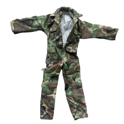 1:6 Scale Action Figure Clothes Miniature Jumpsuit Uniform for 12 Inch Male Dolls Fabric Costume Accessories