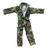 1:6 Scale Action Figure Clothes Miniature Jumpsuit Uniform for 12 Inch Male Dolls Fabric Costume Accessories view 3