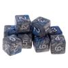 10pcs Multi Sided Set of 10 D6 D&D Role Gray Dice for Gaming and Math view 3