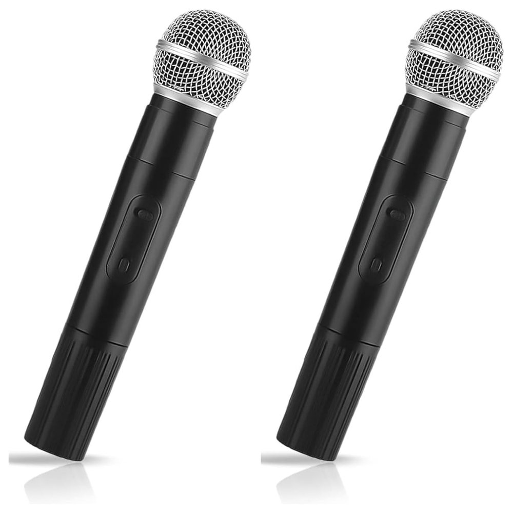 misppro Toy Microphone Set of 2 Fake Microphones for Kids Karaoke Fun Stage Costume Prop Birthday
