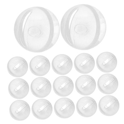 Abaodam 30pcs Rattle Inserts for DIY Doll Craft Supplies Safe Plastic Noisemaker Balls for Sensory for Pets Enhance Creativity and Fine Motor Skills