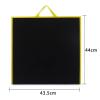 misppro Foldable Kids Felt Flannel Board Self Standing Educational Set for Preschool Home Supplies Blue Black 17.13x17.32inch view 2