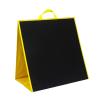 misppro Foldable Kids Felt Flannel Board Self Standing Educational Set for Preschool Home Supplies Blue Black 17.13x17.32inch view 3