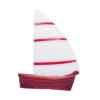 1:64 Scale Miniature Sailboat Diorama - Hand-Painted Photo Prop for Seaside Scenes, Beach Themed Decor, and Micro Landscape Displays view 1