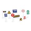 BESPORTBLE 10pcs Miniature Road Sign Toys Simulation Traffic Sign Boys and Girls Play Traffic Toys Enhance Learning Imagination view 1