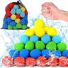 100 PCS 2inch Quick-absorbing Reusable Water Balloons - Refillable Water Ball for Kids Age 8-12 4-8, Balloon Quick Fill Pool Toys for Kids Summer Outdoor Water Play (100 PCS) view 1