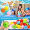 100 PCS 2inch Quick-absorbing Reusable Water Balloons - Refillable Water Ball for Kids Age 8-12 4-8, Balloon Quick Fill Pool Toys for Kids Summer Outdoor Water Play (100 PCS) view 4