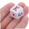 HANABASS 15pcs Acrylic Poker Dice Spain Themed Party Game Props Lightweight Dice for Board Games and Events for Fun Gatherings and Bar Use view 3