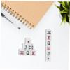 HANABASS 15pcs Acrylic Poker Dice Spain Themed Party Game Props Lightweight Dice for Board Games and Events for Fun Gatherings and Bar Use view 4