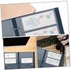 NUOBESTY 20pcs Clear Bill Bags for Banknote Storage Versatile Currency Album with Transparent Pages for Organizing Protecting Banknotes and Stamps for Collectors view 3