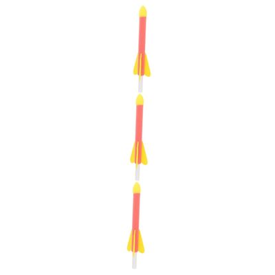 Yardwe 3 Pcs Foam Finger Rockets Toys for Boys and Girls DIY Launcher Outdoor Flying Toys for Boys and Girls Fun Party Favors for Ages 3 Random Color