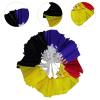 3D Fly Kite Kids Game Activity Fun Sports Unique Easy Carrying Beach Kites Soft Kite Colorful for Lawn Travel Backyard, 32holes 512cm view 3