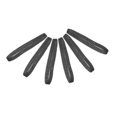 HANABASS 6pcs Rubber Tank Tracks Flexible Replacement Accessories for Remote Control Vehicles Easy Installation for Indoor Outdoor Use for Enhancing Agility and Maneuverability