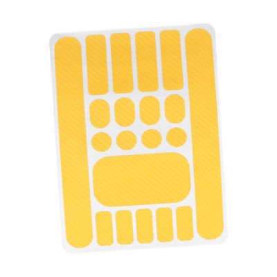 Bike Chain Stay Sticker Bicycle Paster Parts Tape Rear Forks Bike Chain Decal for Outdoor Sport Mountain Bike, Yellow