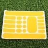 Bike Chain Stay Sticker Bicycle Paster Parts Tape Rear Forks Bike Chain Decal for Outdoor Sport Mountain Bike, Yellow view 2