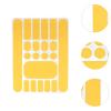 Bike Chain Stay Sticker Bicycle Paster Parts Tape Rear Forks Bike Chain Decal for Outdoor Sport Mountain Bike, Yellow view 4