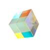Angoily Optical Glass Cube Prism for Home Decor 20mm RGB Dispersion Lens High Clarity Optical Cube for Physics Education and Art Projects view 1