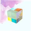 Angoily Optical Glass Cube Prism for Home Decor 20mm RGB Dispersion Lens High Clarity Optical Cube for Physics Education and Art Projects view 4