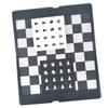 BRIGHTFUFU Portable Folding Chess Set for Adults Kids Travel Size Storage Slots International Checkers Chess Game Educational Fun for Family Friends view 1